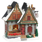 Lemax Lighted Buildings Lemax Snowshoe Bar & Grill, B/O LED